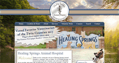 Desktop Screenshot of healingspringsanimalhospital.com